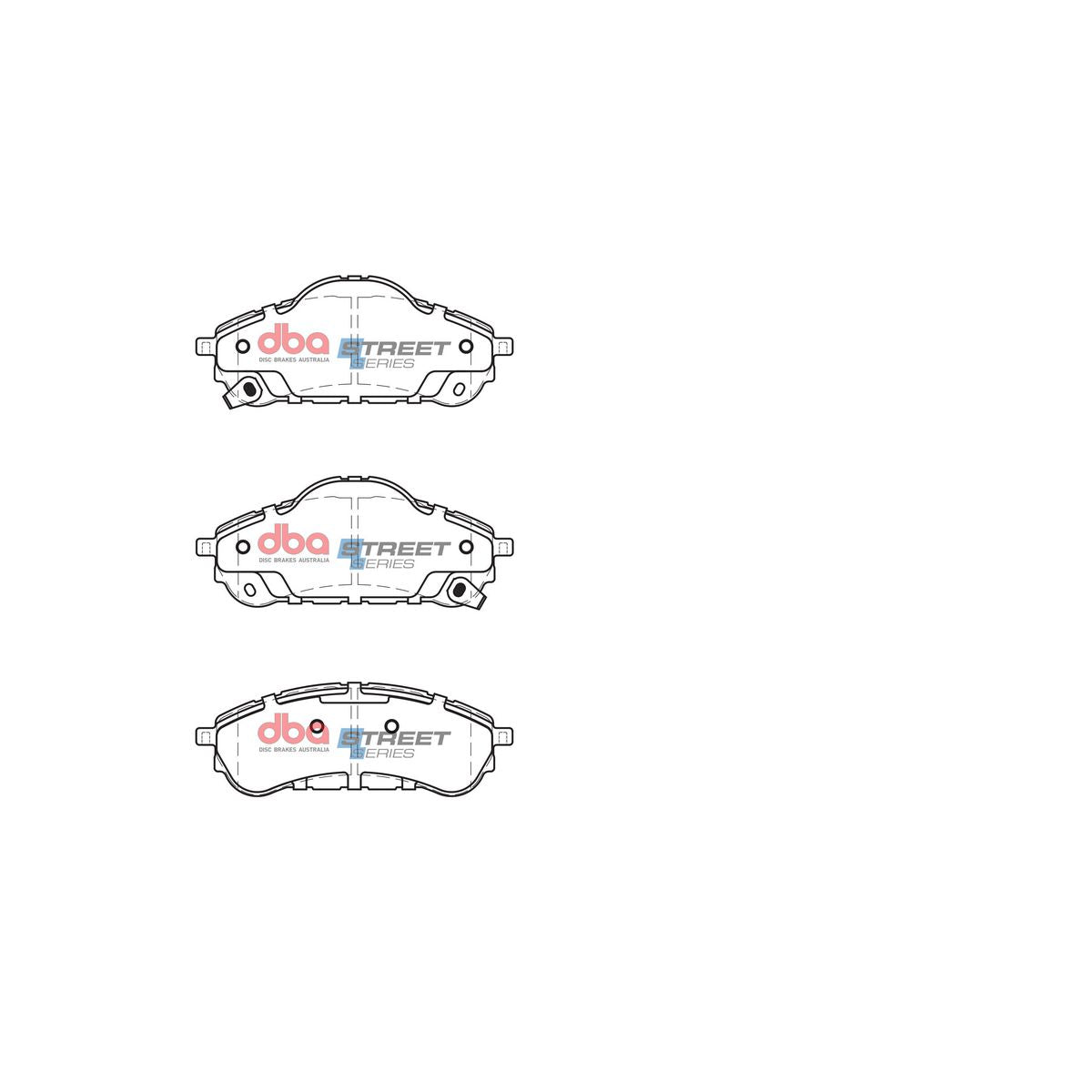 DBA Street Series Brake Pad Set Rear DB2411SS