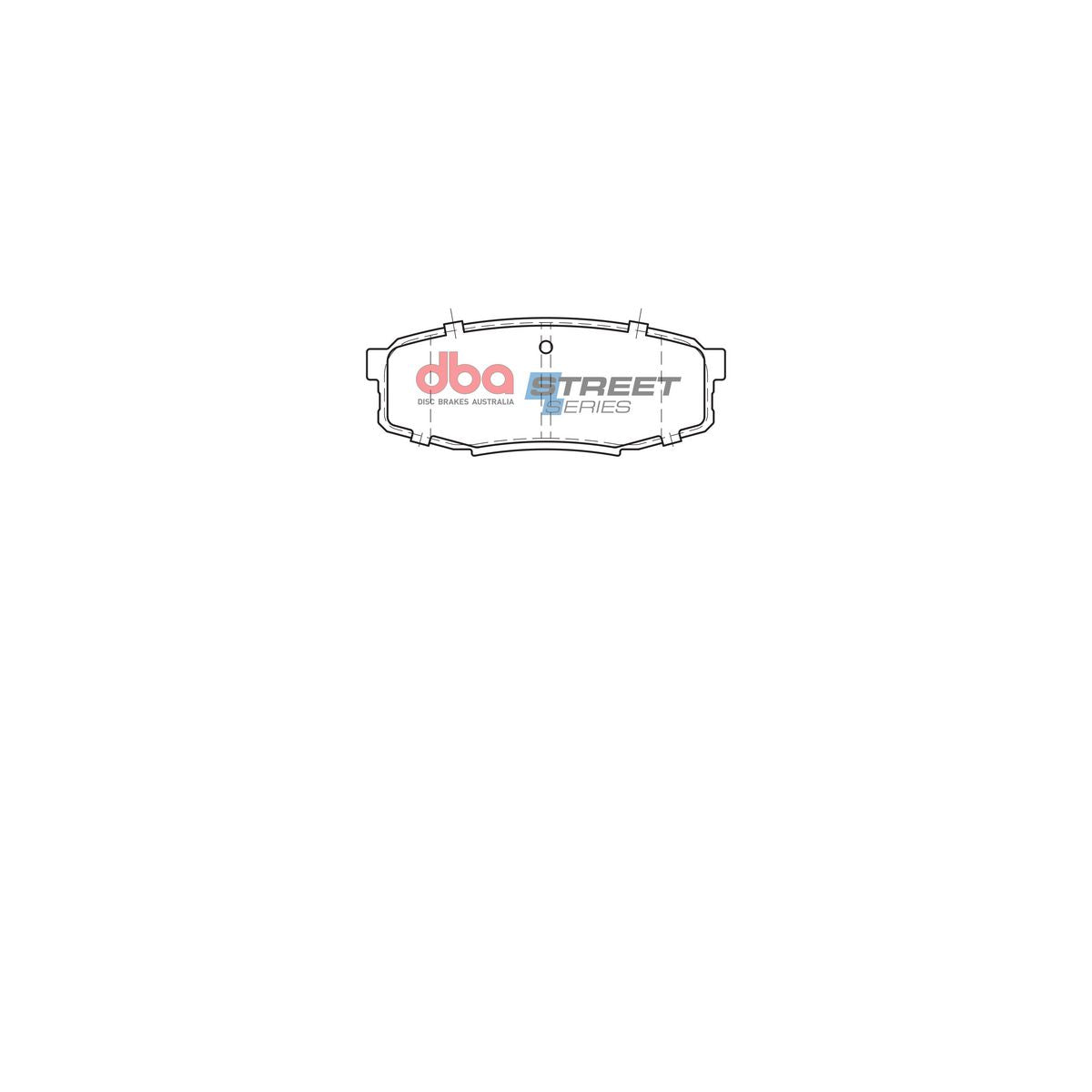 DBA Street Series Brake Pad Set Rear DB1857SS