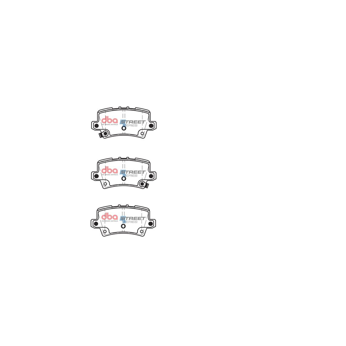 DBA Street Series Brake Pad Set Rear DB2177SS