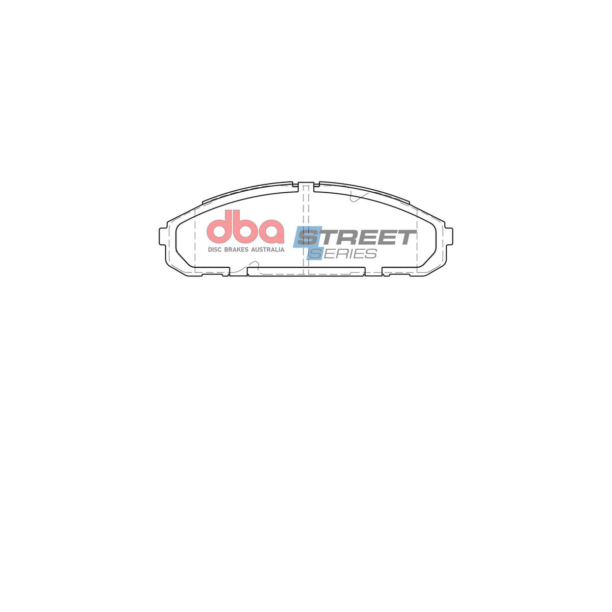 DBA Street Series Brake Pad Set Front DB1257SS