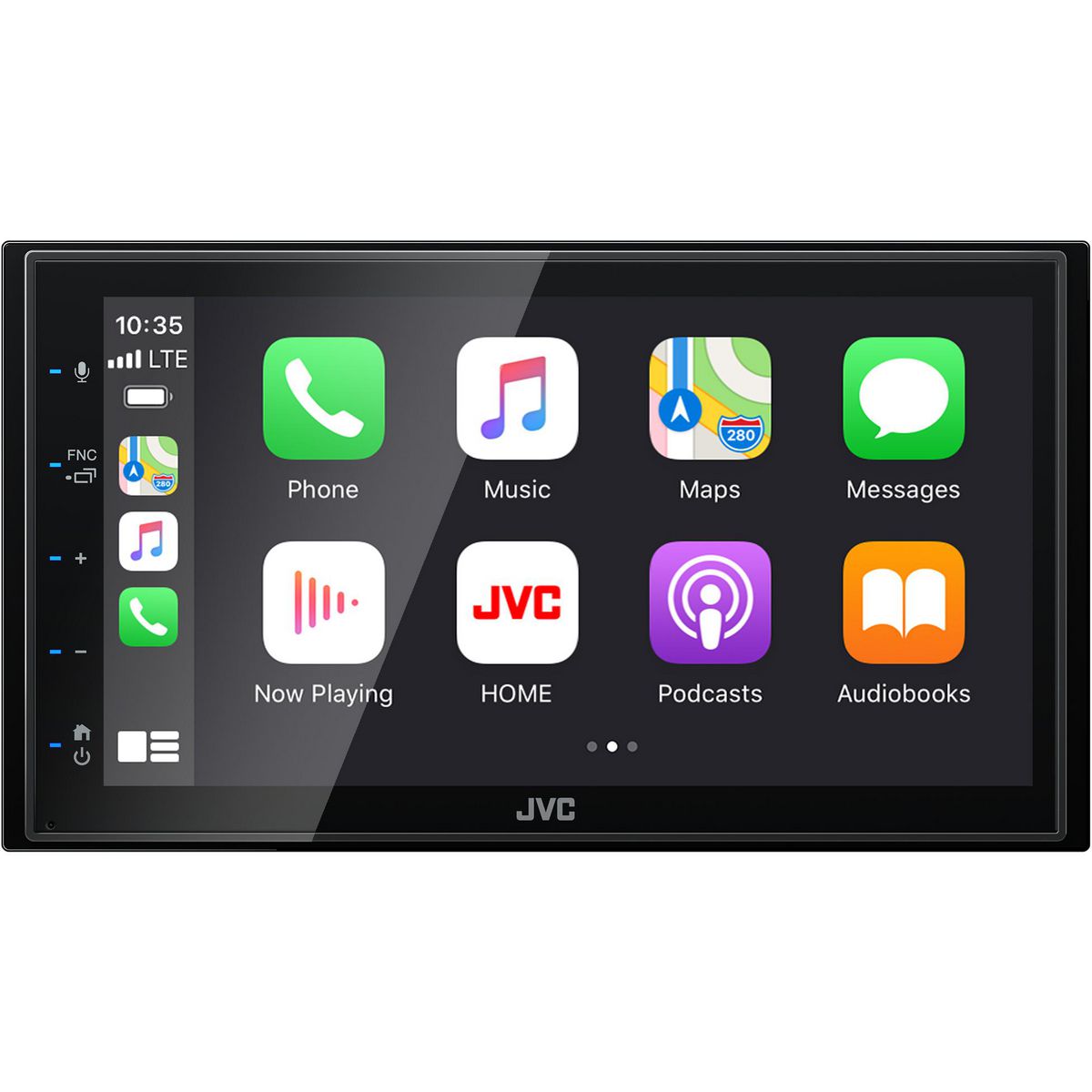 JVC AV Receiver W/6.8in. Monitor/Bluetooth/USB/CarPlay/Android Auto KW-M560BT