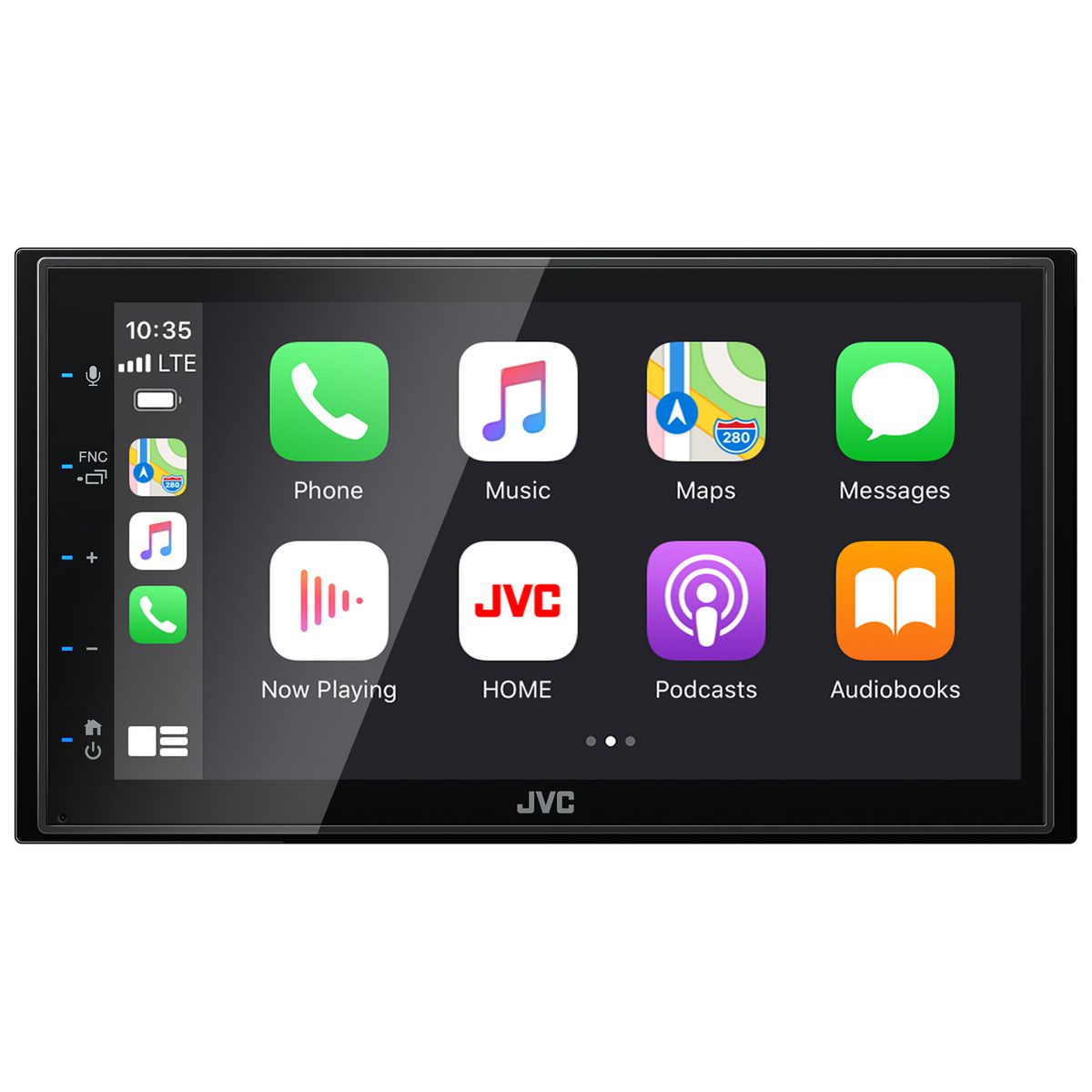 JVC AV Receiver W/6.8in. Monitor/Bluetooth/USB/CarPlay/Android Auto KW-M560BT