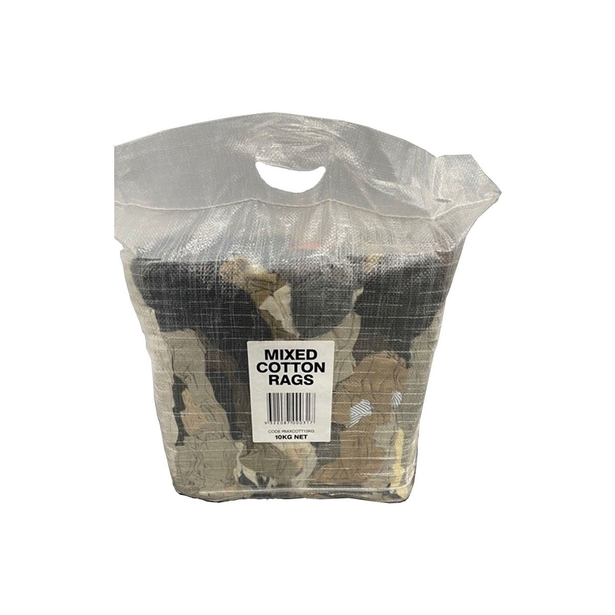 Melb Cleaning Cloths Mixed Cotton Rags 10Kg RMIXCOTT10KG