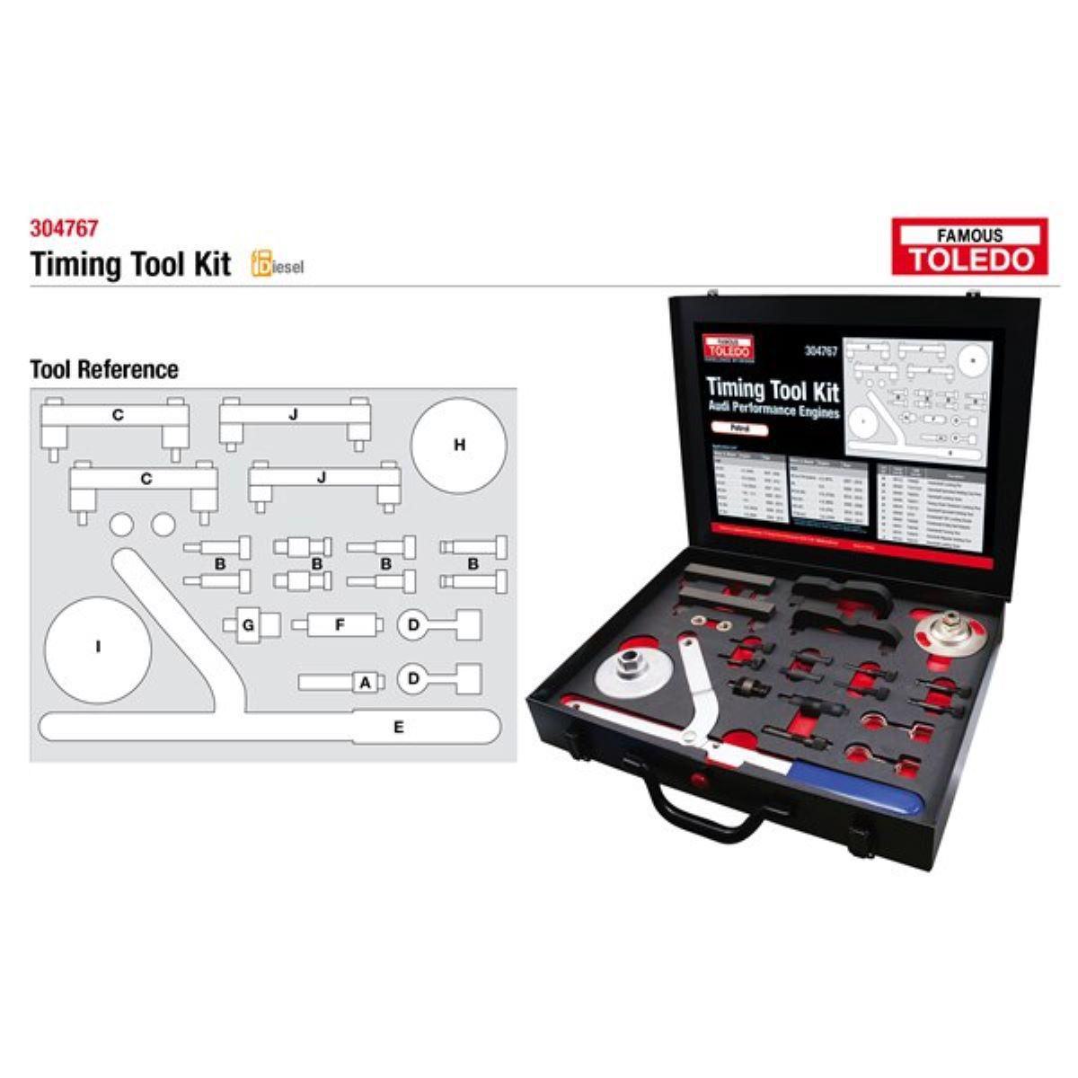 Toledo Timing Tool Kit Audi Performance Engines 304767
