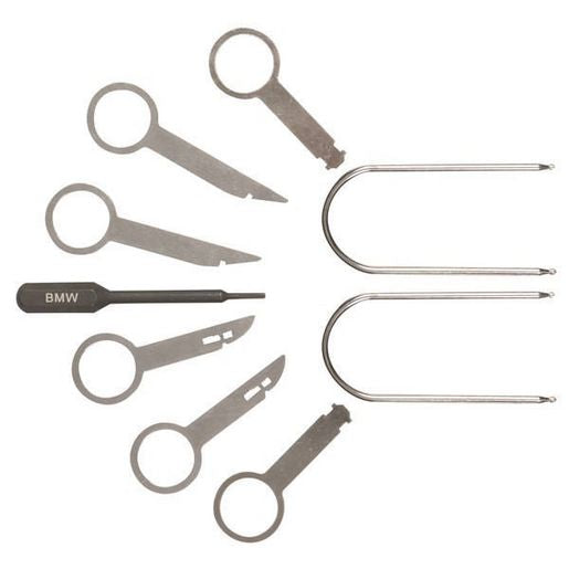 Toledo Radio Removal Tool Set European Vehicles 9 Piece 302178