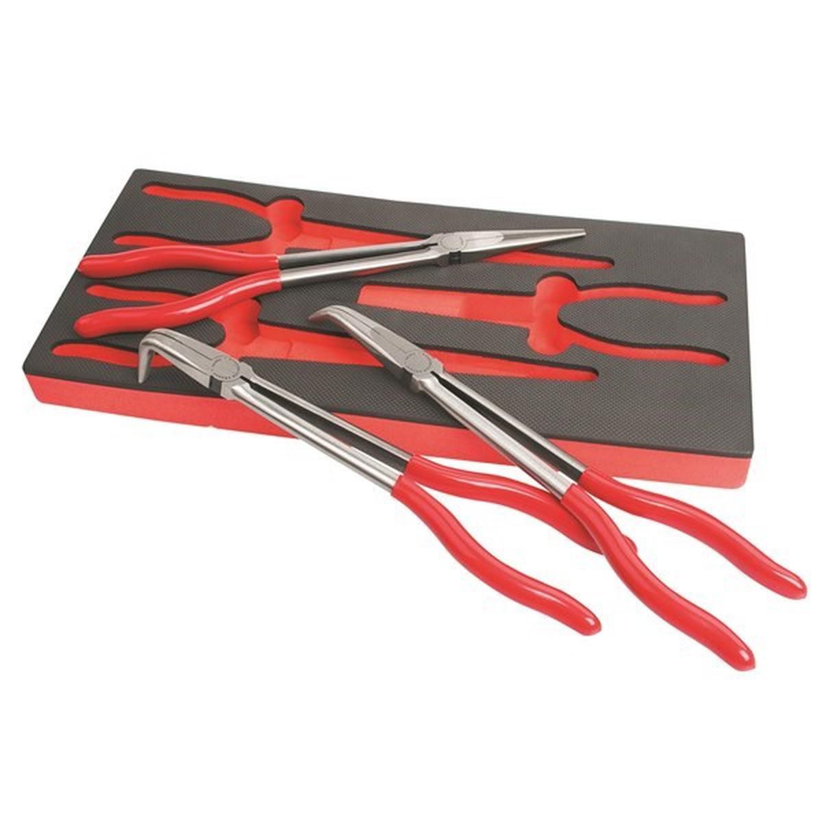 Toledo Long Nose Plier Set Extra Long 3 Pc TPSA03