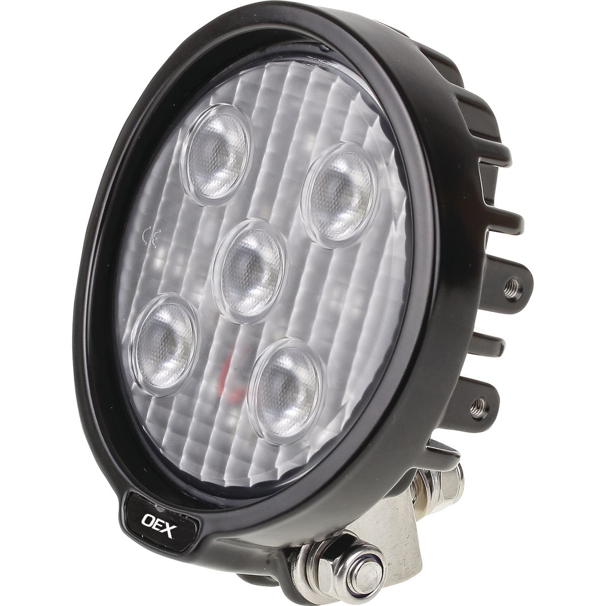 OEX Work Light Round 5 LED. 12V/24V, Cispr25 Rated LLX08201
