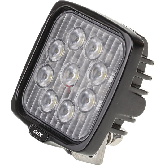 OEX Work Light Square 9 LED. 12V/24V, Cispr25 Rated LLX08205