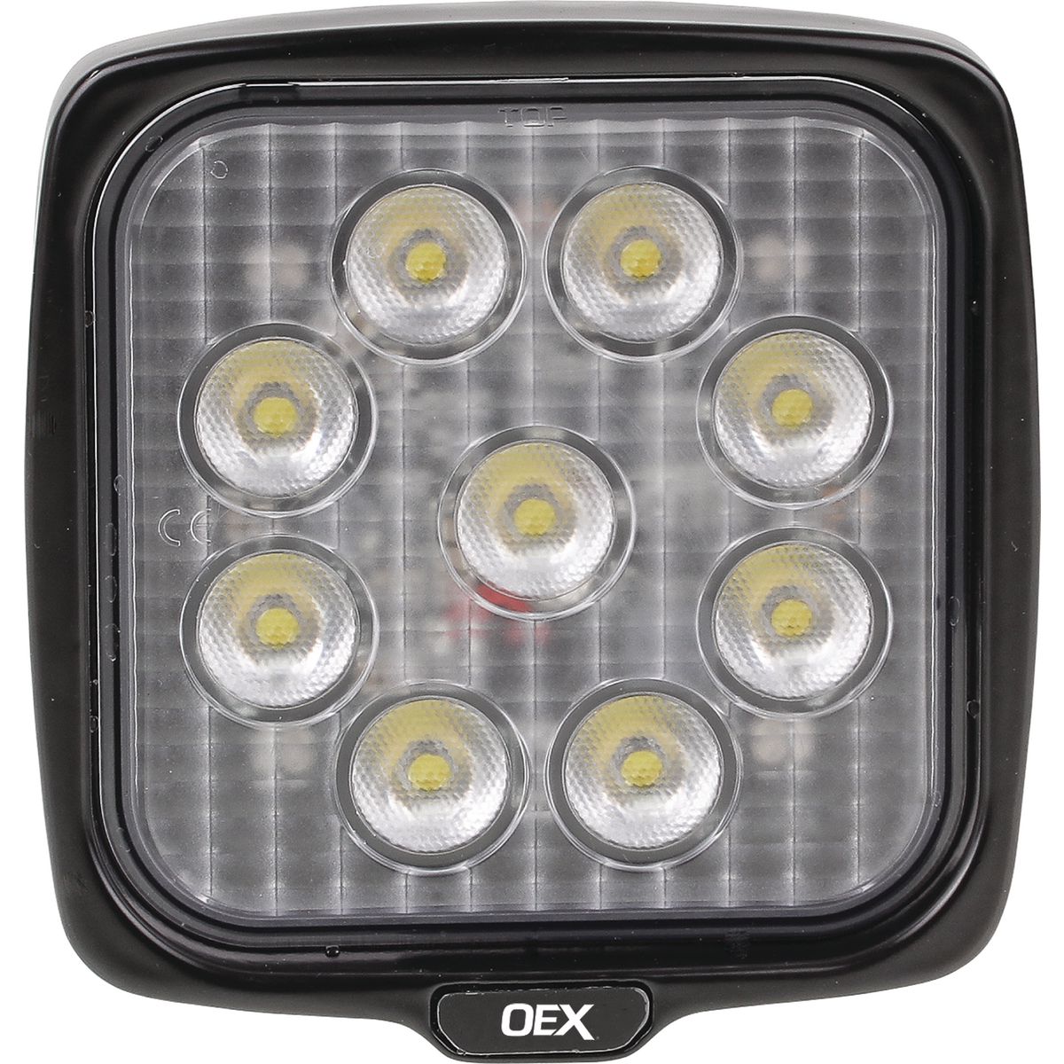 OEX Work Light Square 9 LED. 12V/24V, Cispr25 Rated LLX08205