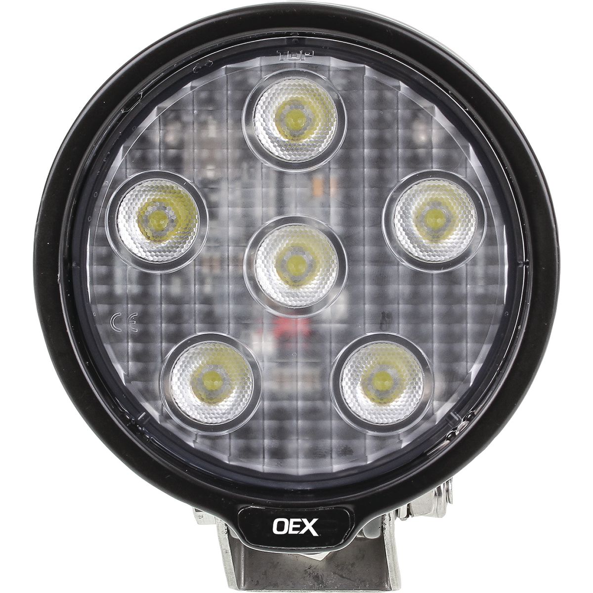 OEX Work Light Round 6 LED. 12V/24V, Cispr25 Rated LLX08203