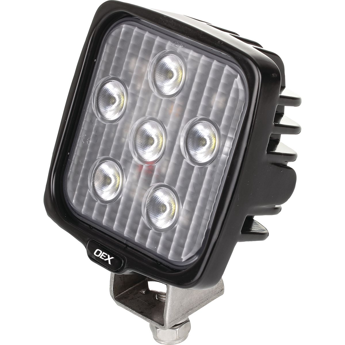 OEX Work Light Square 6 LED. 12V/24V, Cispr25 Rated LLX08204