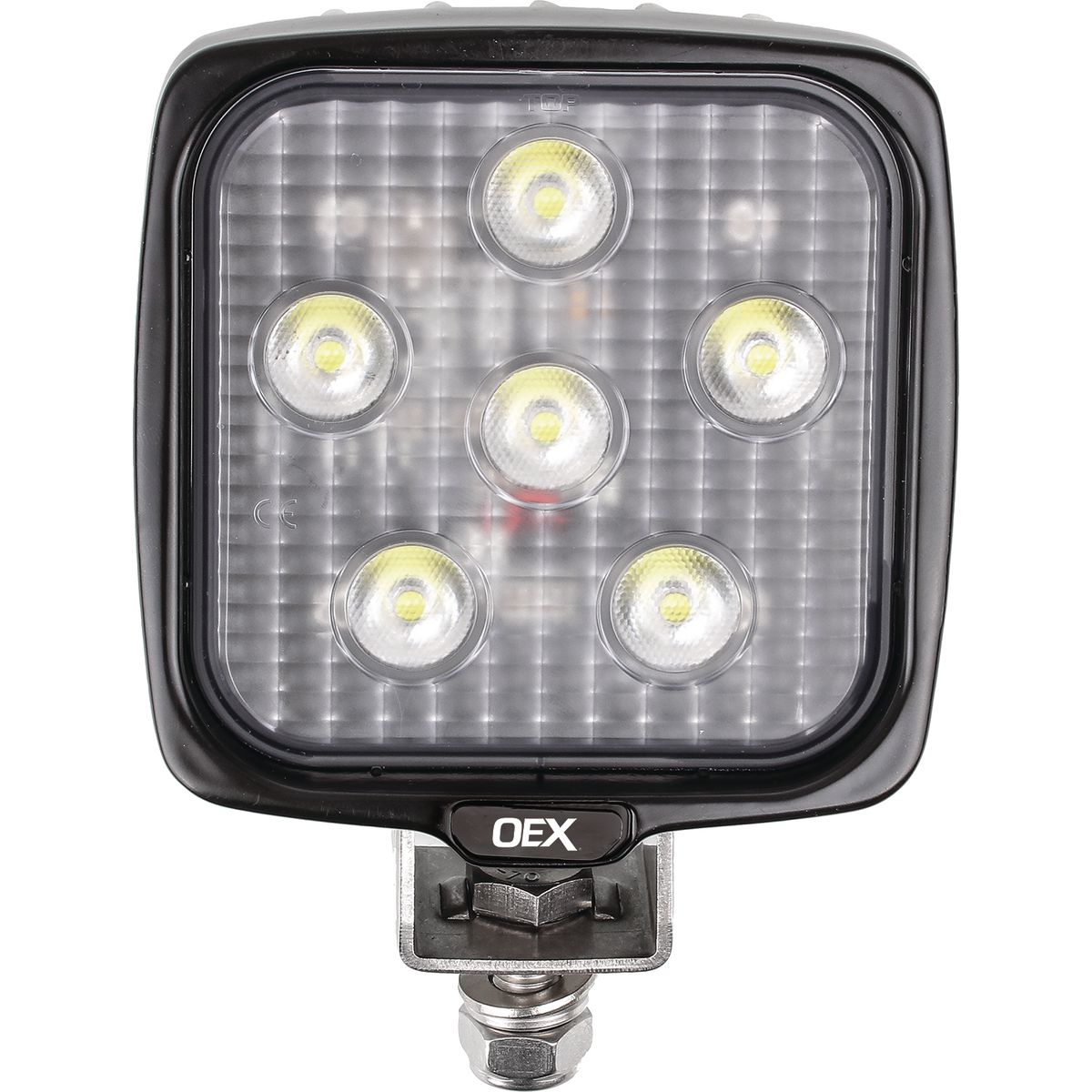 OEX Work Light Square 6 LED. 12V/24V, Cispr25 Rated LLX08204