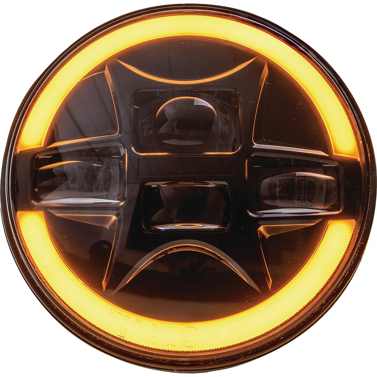 Drivetech 4X4 - 7 Inch LED Headlight 12V/24V - High/Low Beam, Adr Approved, Ip67, H4 Connector DTHL7LED