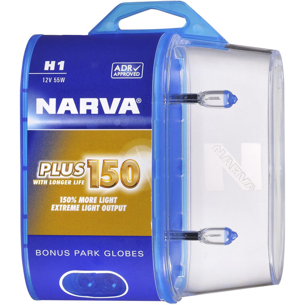 Narva - H1 12V P14.5S Plus150 Twin Pack 48390BL2