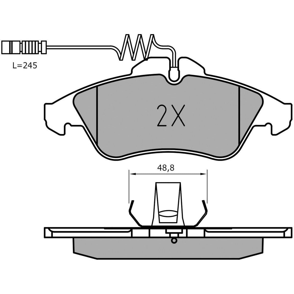 MEYLE Brake Pad Set 025 215 7620/PD