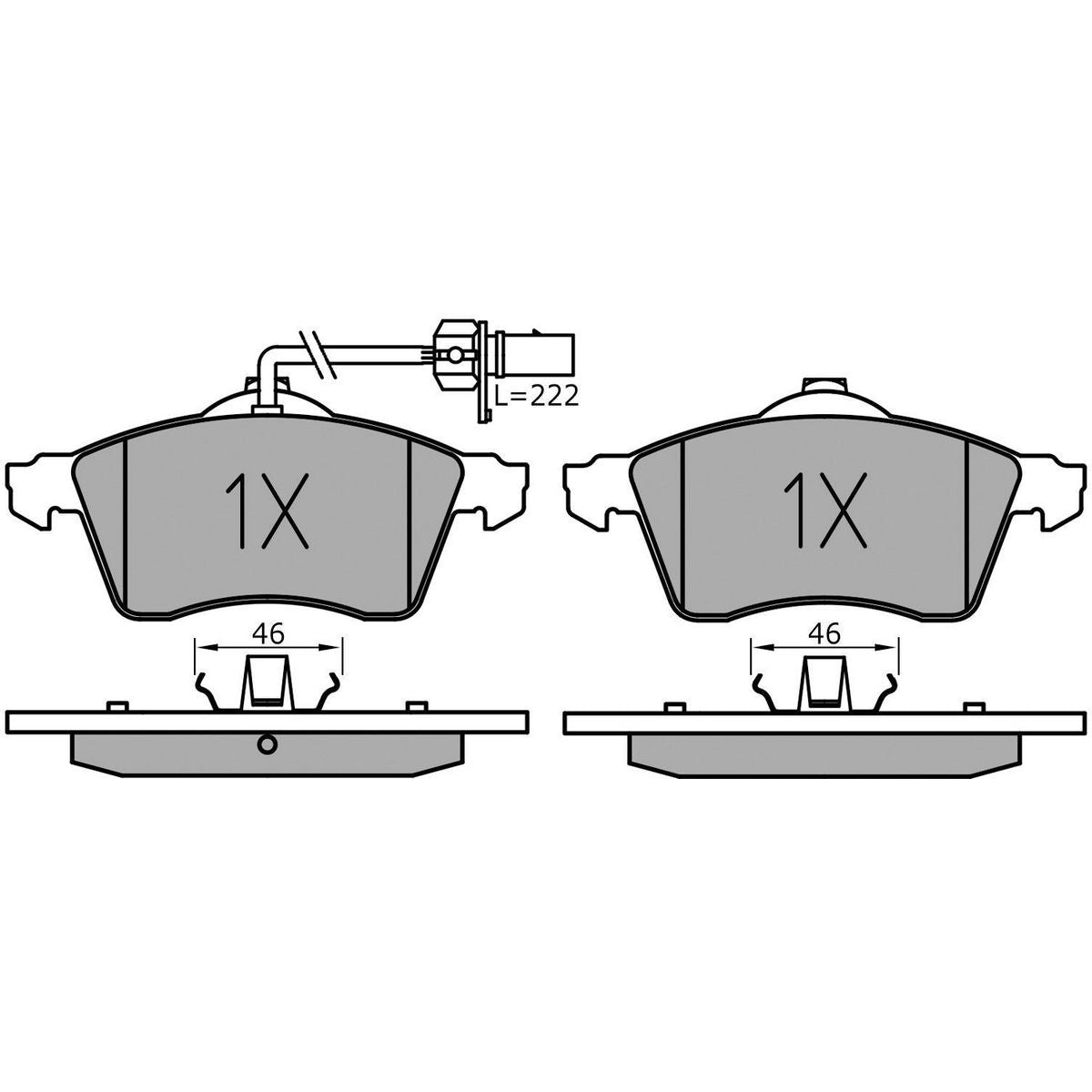 MEYLE Brake Pad Set 025 218 8519/PD