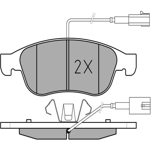 MEYLE Brake Pad Set 025 245 3819/PD