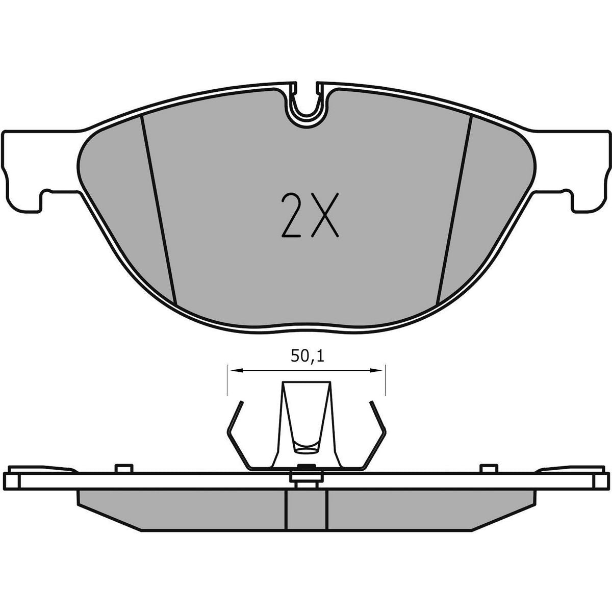 MEYLE Brake Pad Set 025 250 4519/PD