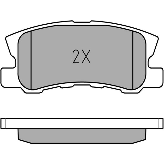 MEYLE Original Brake Pad Set Rear 025 235 8216