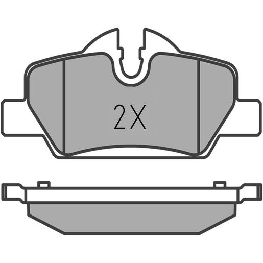 MEYLE Brake Pad Set 025 259 8016/PD