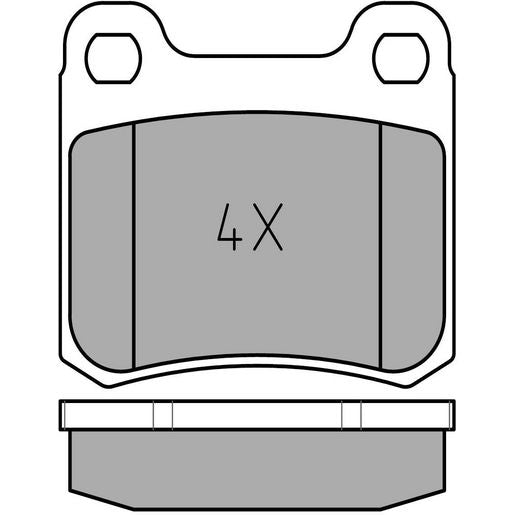 MEYLE Brake Pad Set 025 206 8715/PD