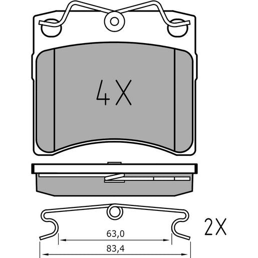 MEYLE Brake Pad Set 025 206 5217/PD