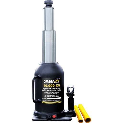 Omega 10 Ton High Lift Bottle Jack 12100AA