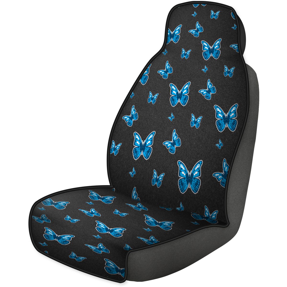 Gearup Seat Protector Single Butterfly Blue GUSPBF