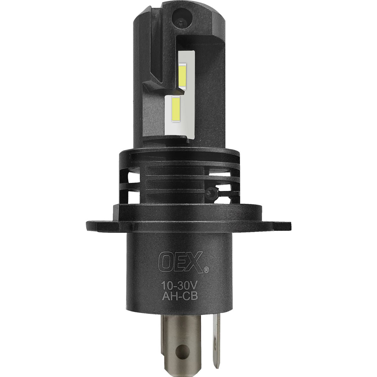 OEX 12/24V LED H4 4000Lm 6000K Globe Headlight Replacement, Pair GLX08H4