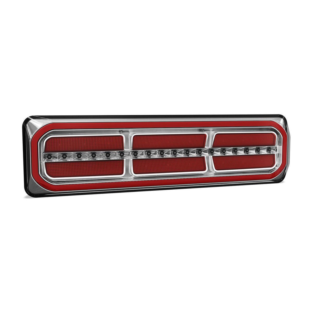 LED Autolamps - 3854 Series, Diffused Tail Light, Sequential Indicator, Stop, 12-24v, Box of 1 3854ARRMB