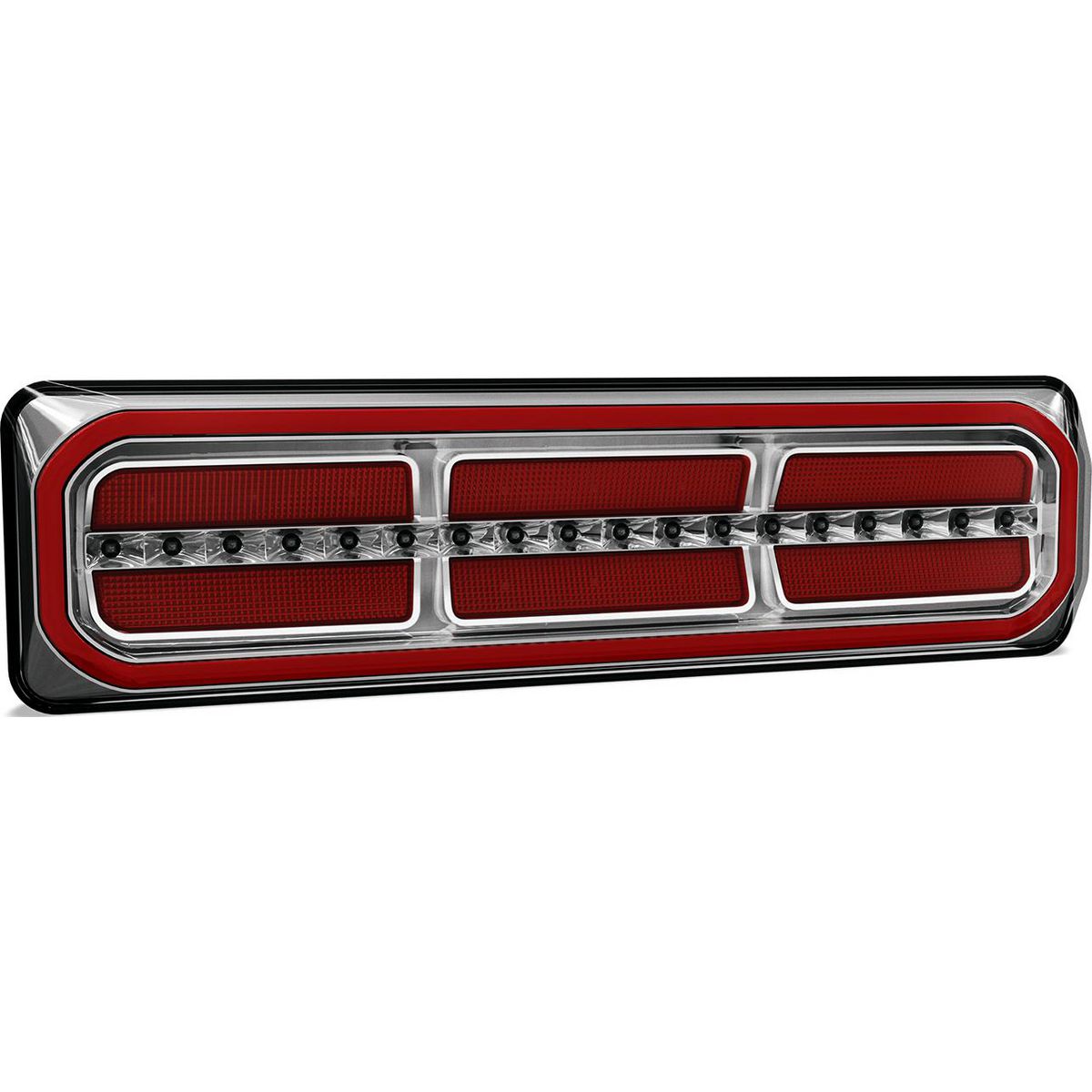 LED Autolamps - 3854 Series, Diffused Tail Light, Sequential Indicator, Stop, 12-24v, Box of 1 3854ARRMB