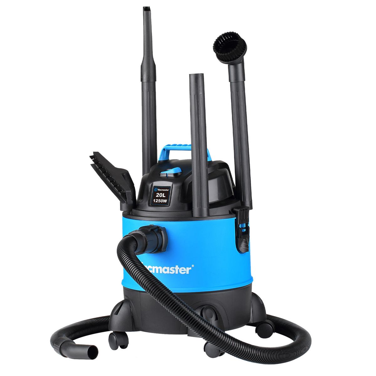 Vacmaster 20L 1250W Wet & Dry Vacuum w/ Plastic Tank VMVQ1220PF