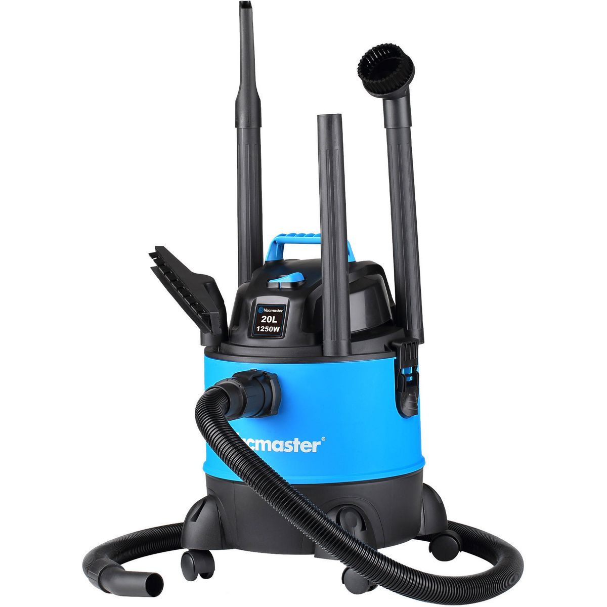 Vacmaster 20L 1250W Wet & Dry Vacuum w/ Plastic Tank VMVQ1220PF