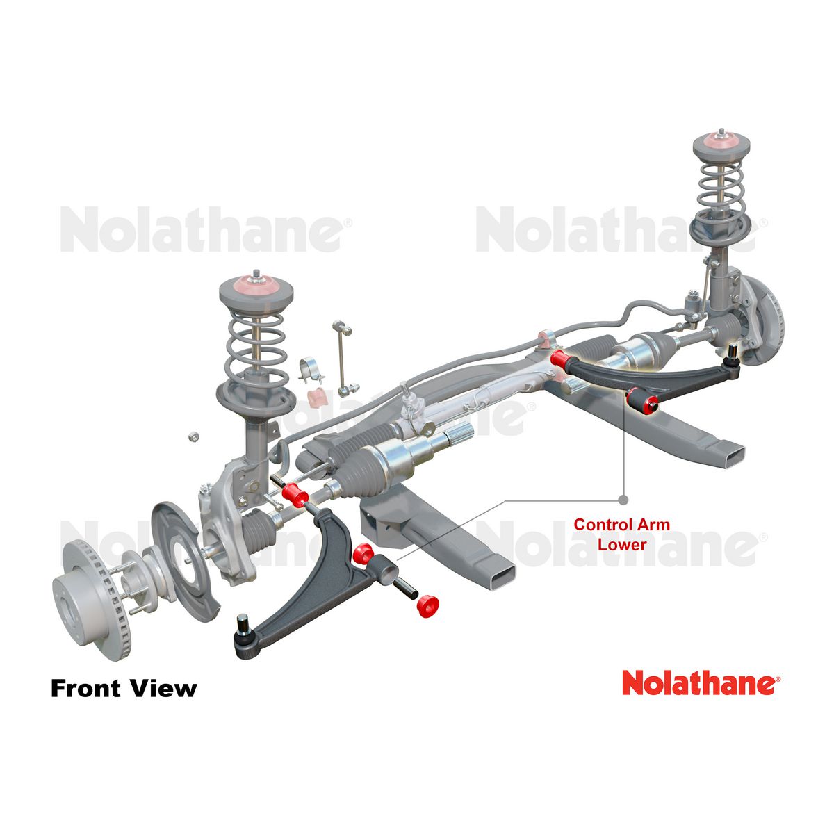 Nolathane Control Arm Front Right Lower 45942R