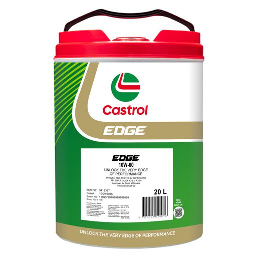 Castrol EDGE 10W-60 Engine Oil 20L 3412397