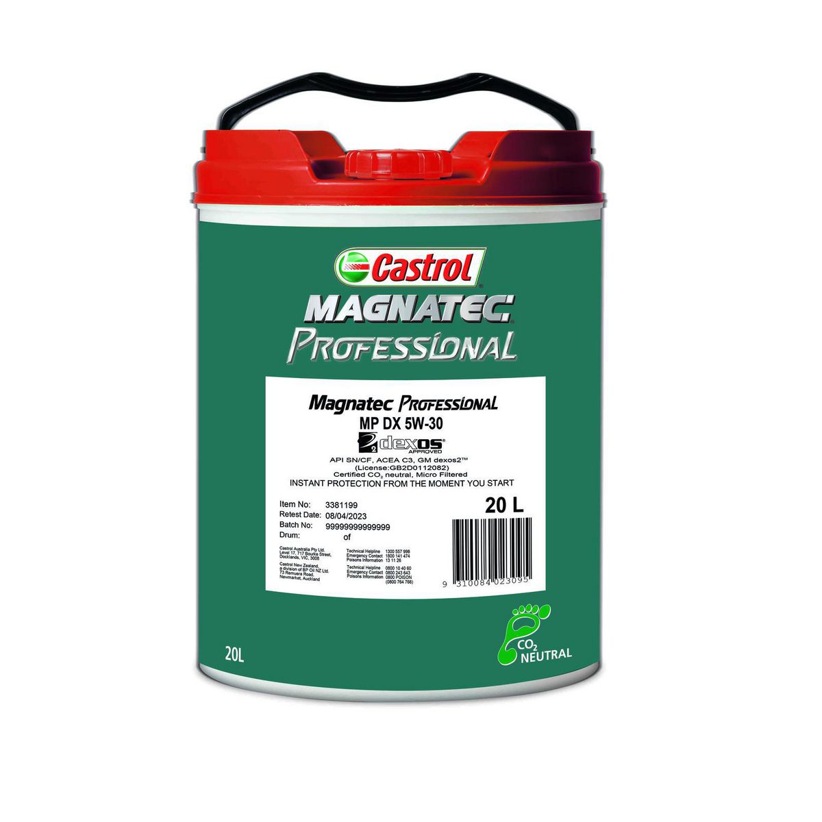 Castrol MAGNATEC Professional MP-DX 5W-30 Engine Oil 20L 3381199