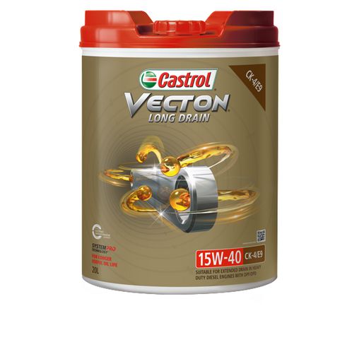 Castrol VECTON 15W-40 Long Drain CK-4/E9 Engine Oil 20L 3418174