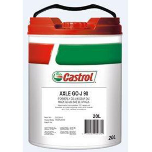 Castrol Axle Fluid GO-J90 Gear And Transmission Oil 20L 3372911