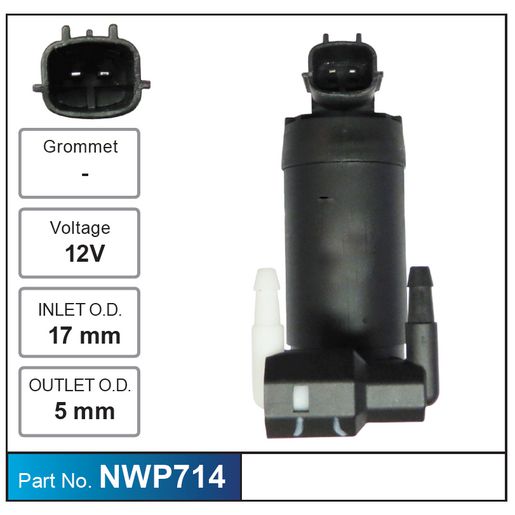 Nice Products Windscreen Washer Pump NWP714