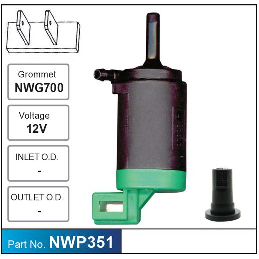 Nice Products Windscreen Washer Pump NWP351