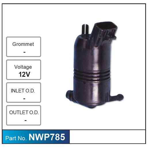 Nice Products Windscreen Washer Pump NWP785