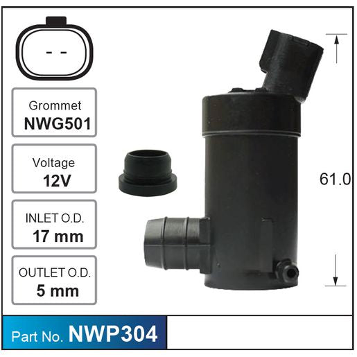 Nice Products Windscreen Washer Pump NWP304