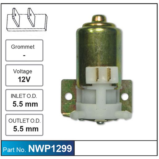 Nice Products Windscreen Washer Pump NWP1299