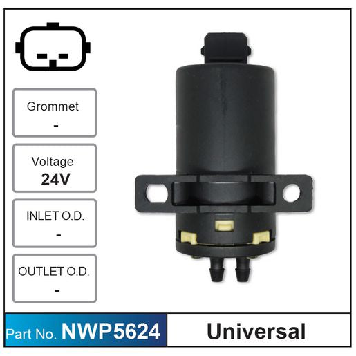 Nice Products Windscreen Washer Pump 24V Universal NWP5624