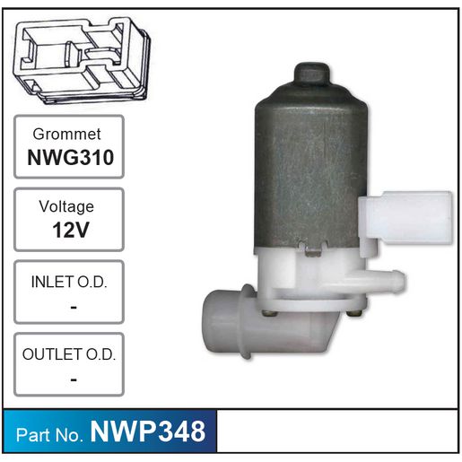 Nice Products Windscreen Washer Pump NWP348