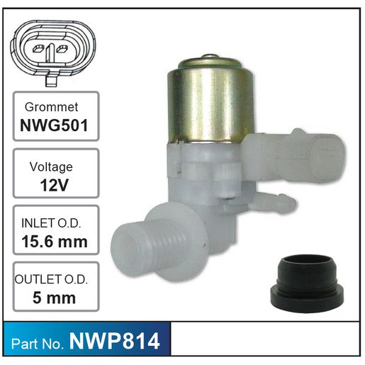 Nice Products Windscreen Washer Pump NWP814
