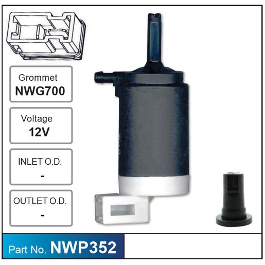 Nice Products Windscreen Washer Pump NWP352