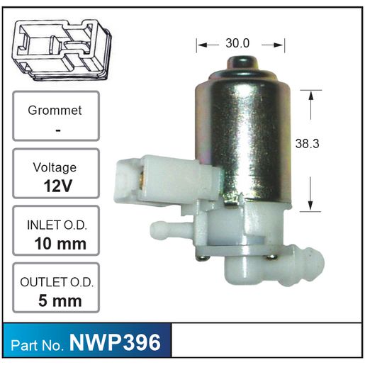 Nice Products Windscreen Washer Pump NWP396