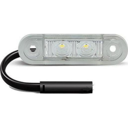 LED Autolamps Licence Plate Lamp White 12-24V 7922WMCSB