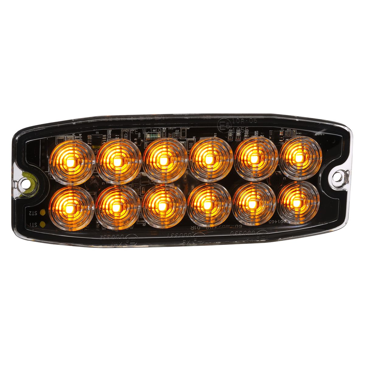 Narva - 12/24V Slim Double Row W/L (A) Amber 85227A